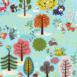 Forest Babes, Light Teal, Helen Dardik