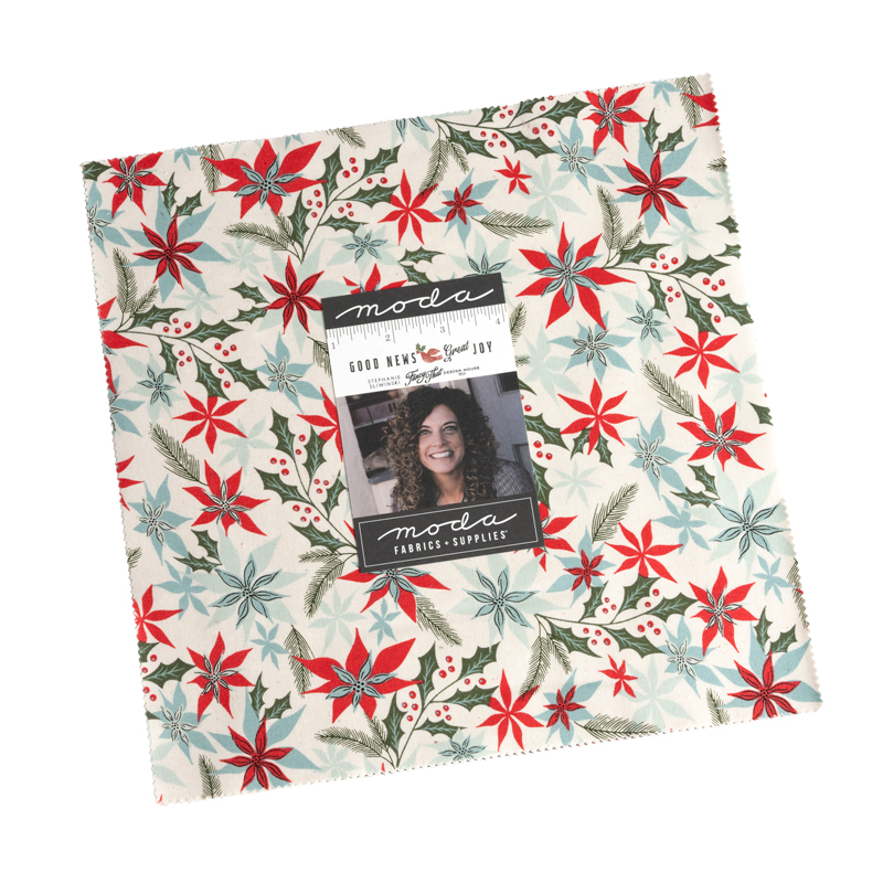 Good News, Great Joy Layer Cake by Moda, Precuts Good News Great Joy Fabric Layer Cake by Moda 100% Cotton for Quilters