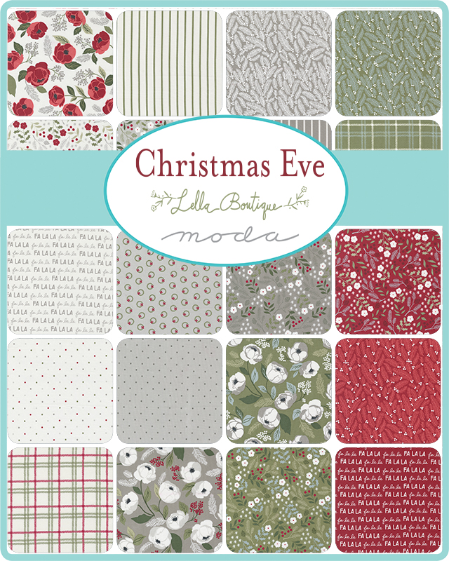 Christmas Eve Fabric Card Christmas Eve Fabric Card