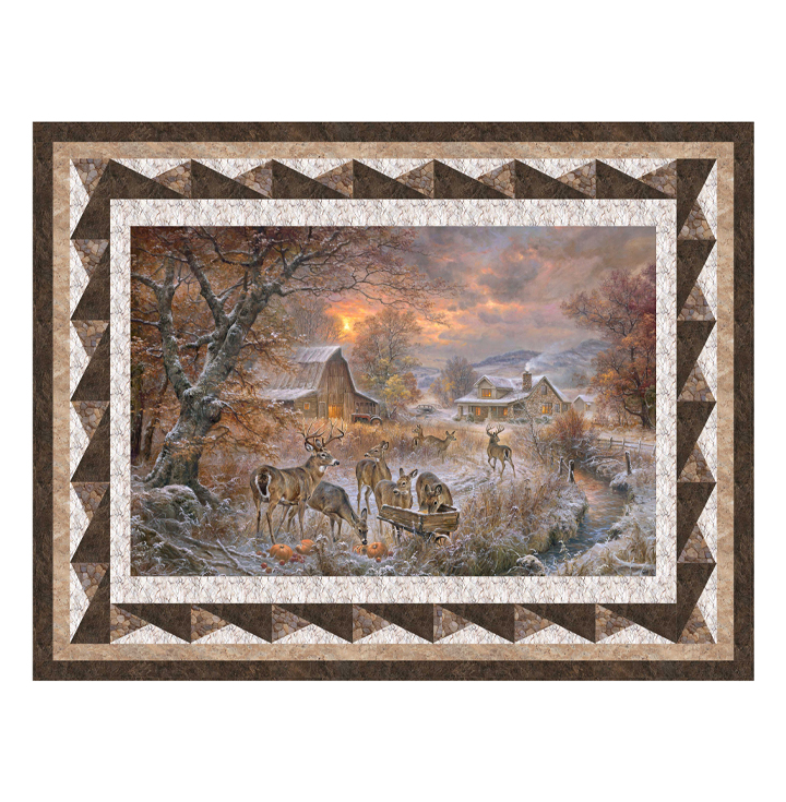 First Frost Vintage Frame, First Frost, Quilt Kit