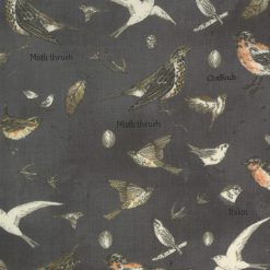 Botanicals Graphite Moda Running Yardage Fabric