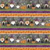 Gnomes Night Out, Gray Multi, Northcott