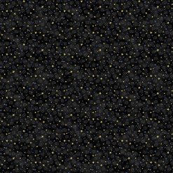 Picture of stars on black fabric