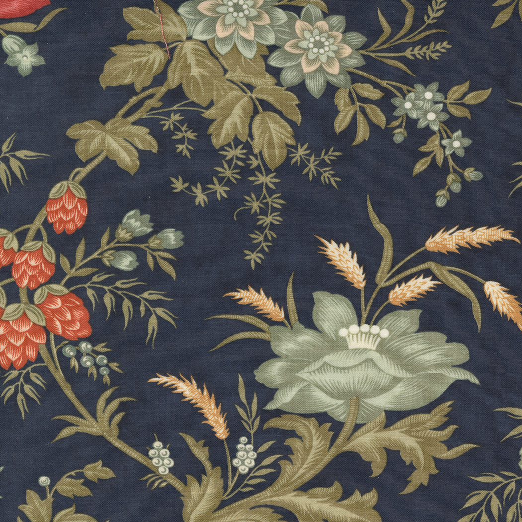 Rendezvous Nightshade, Moda Running Yardage Fabric 44300 19 Rendezvous Nightshade, Moda Running Yardage Fabric