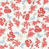 Picture of Dwell Songbird floral fabric with white background