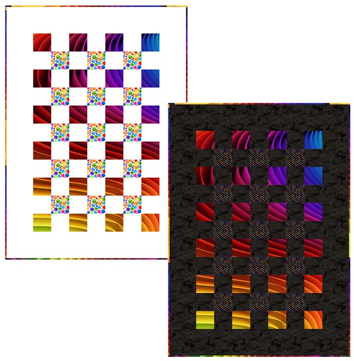 Color Shift Picture of Color Shift Quilt Kit