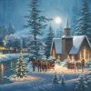 This is a picture of Northcott's Silent Night Fabric Panel