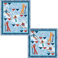 Freestyle skiing quilt kit
