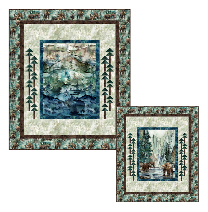 Picture of Parallel Forest Quilt Kit Parrallel Forest Picture of Parallel Forest Quilt Kit