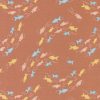 Picture of fish on coral background fabric