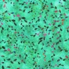 Picture of colorful leaves on bright green, jade, background fabric