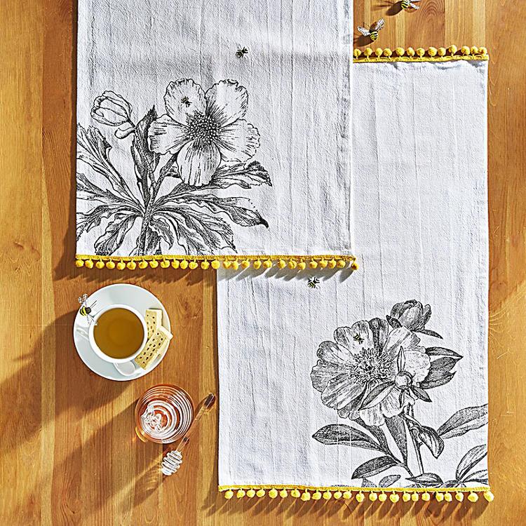 Queen Bee Dish Towels Queen Bee dish towel on wood background