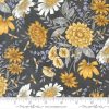 Picture of Honey Lavender fabric from Moda, Charcoal, bees