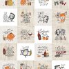 Picture of Whiskers and Wine running yardage fabric