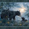 Picture of Moonlight Kisses Bear Panel, Northcott