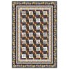 Picture of Spinning Frames quilt pattern featuring Whiskers and Wine fabric collection by Northcott