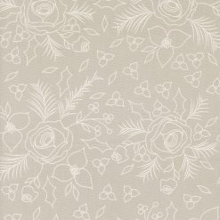 Picture of Winter Sketch Florals Starberry fabric