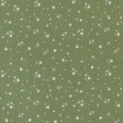 Starberry Stardust Blenders Stars Dots Green Fabric