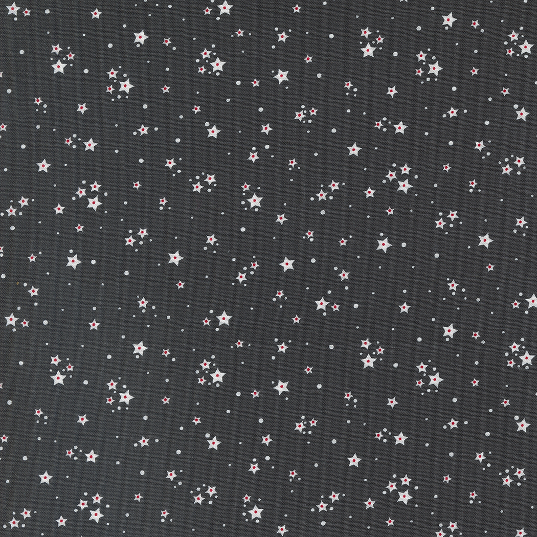 Starberry Charcoal 29187 24 Moda 29187 24 Starberry Stardust and stars fabric by Moda