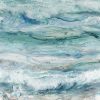 Picture of ocean fabric and waves in the Sea Breeze fabric collection