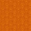 Hallow's Eve, Orange Damask Fabric by Northcott
