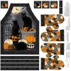 Hallow's Eve Apron and Oven Mitt Panel