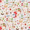 Sugar Coated fabric, baking, Northcott