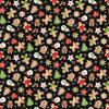 Sugar Coated Black Multi Cookies fabric, Northcott