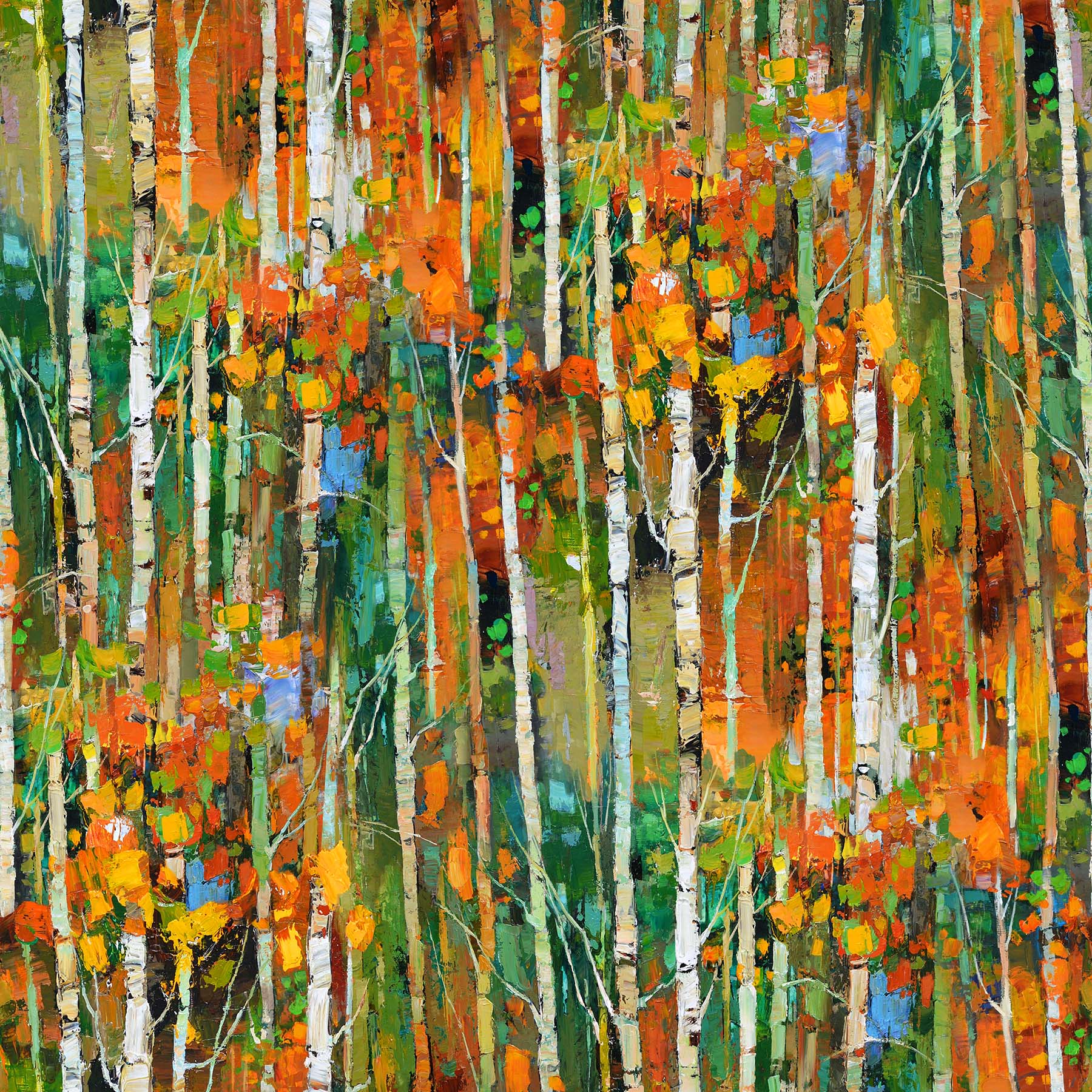 B27252-54 Silent Lake 108" Wide Backing Fabric. Scene runs north/south, or selvage to selvage. Gorgeous colors in this beautiful quilt backing. Use this for a shower curtain, window treatments, whole cloth quilts, quilt backings... so many uses, so much gorgeous color!