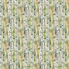 Birch Trees fabric by Northcott, Light Green
