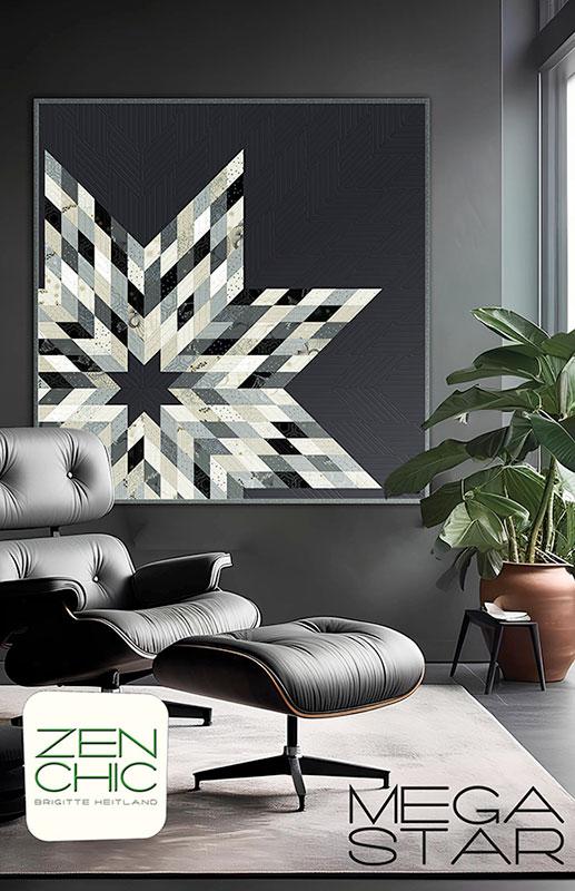 Mega Star Quilt Kit zen_chic Mega Star Quilt Kit