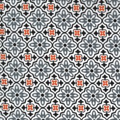 Moda Midnight Magic 2 geometric print in ghost, or gray.