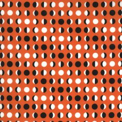 Midnight Magic 2, Geometric Fall Fabric, Moda 24104 15, Pumpkin