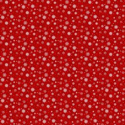 Twas the Night Before Christmas Snowflakes, Red || 27024-24