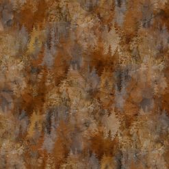 Highland View, Tree Scenic || Northcott, DP27587-44, Dark Rust, Running Yardage