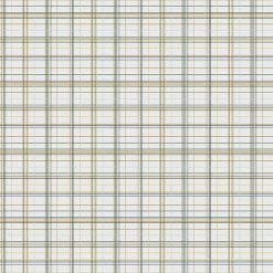 Little Goldi Plaid Mist Gray || Clothworks Y3671-116