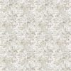 Birch trees on cream background fabric