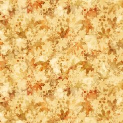 Fall Leaves in yellow, umber and ochre on 108