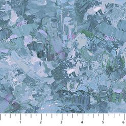 First Snow Blue Fabric