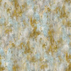 Northcott Pedigree Texture B Ochre Multi DP28029-52 – painterly quilting fabric in ochre, aqua, gray, and ivory.