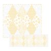 Golden Yule Pattern, Table Runner and Placements