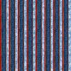 Northcott St. Nicholas Christmas stripe fabric with red and blue stripes, snowflakes, and scroll designs, 100% cotton quilting fabric