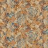 Fox Den watercolor marble blender fabric by Northcott in rust and blue.