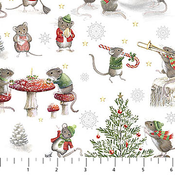 The Christmas Mouse Scenic Toss Ruler