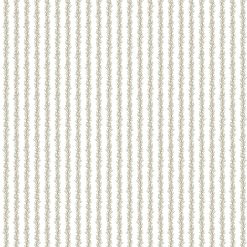The Christmas Mouse flannel by Northcott with pine branch and berry stripes on cream background
